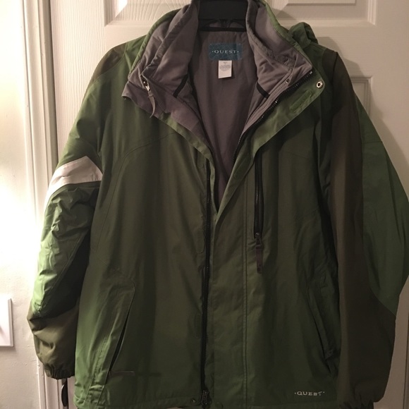 Quest Jackets & Coats Mens Medium Jacket With Removable Liner